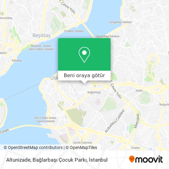 Altunizade, Bağlarbaşı Çocuk Parkı harita