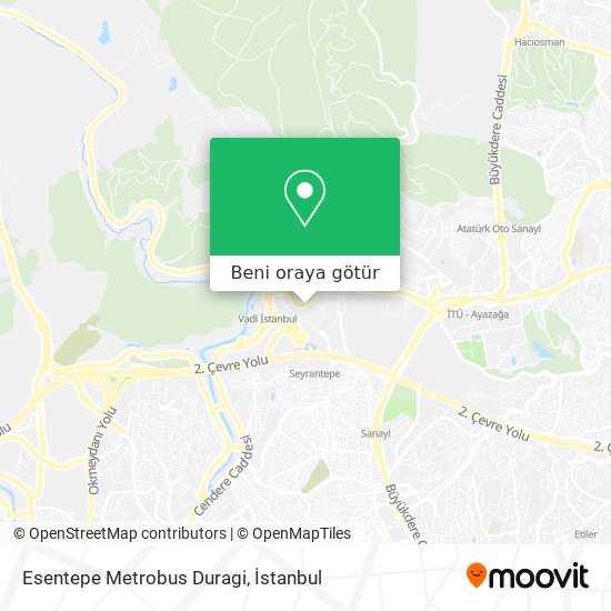 Esentepe Metrobus Duragi harita