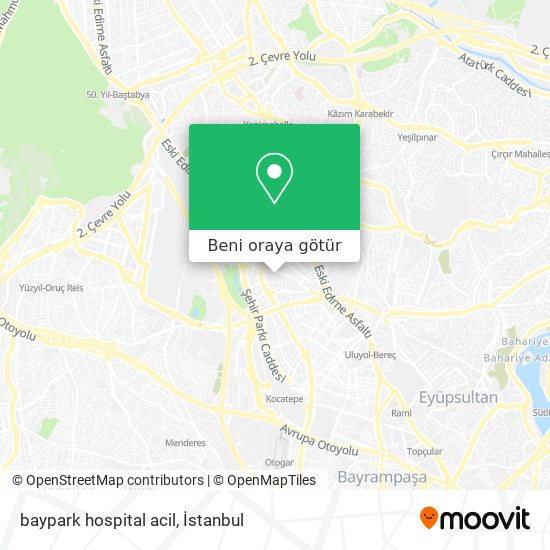 baypark hospital acil harita