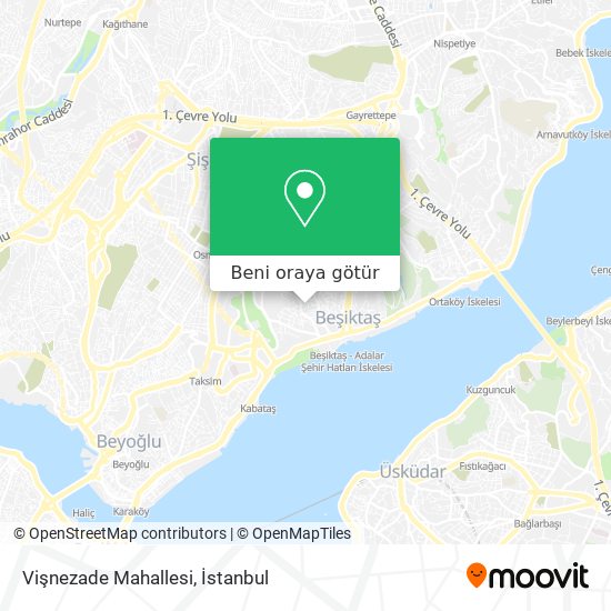Vişnezade Mahallesi harita