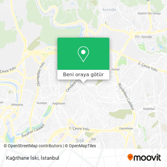 Kağıthane İski harita