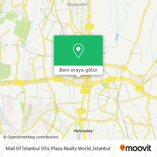 Mall Of İstanbul Ofis Plaza Realty World harita