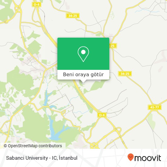 Sabanci University - IC harita