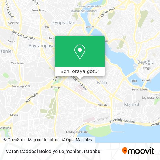 Vatan Caddesi Belediye Lojmanları harita