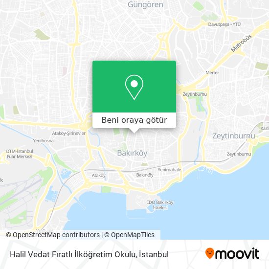 Halil Vedat Fıratlı İlköğretim Okulu harita