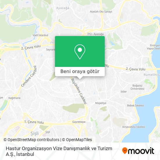 Hastur Organizasyon Vize Danışmanlık ve Turizm A.Ş. harita