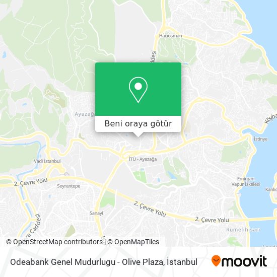 Odeabank Genel Mudurlugu - Olive Plaza harita