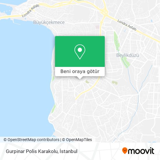 Gurpinar Polis Karakolu harita