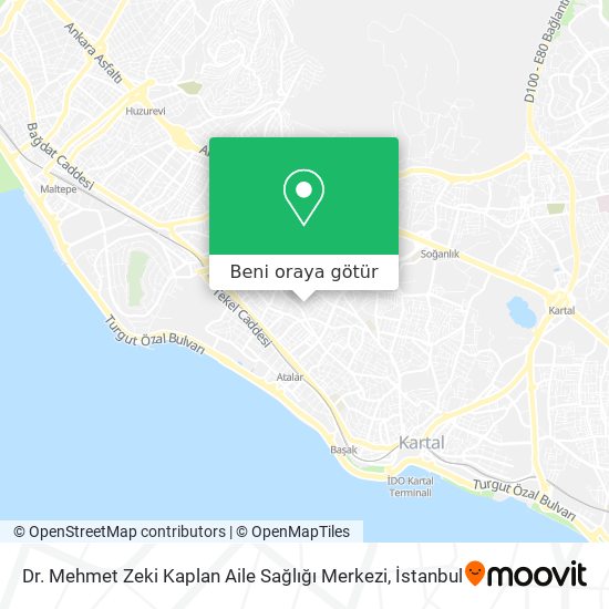 Dr. Mehmet Zeki Kaplan Aile Sağlığı Merkezi harita