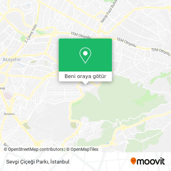 Sevgi Çiçeği Parkı harita