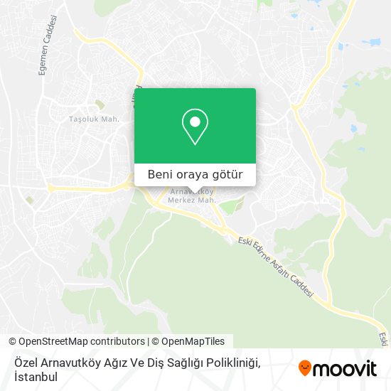 Özel Arnavutköy Ağız Ve Diş Sağlığı Polikliniği harita