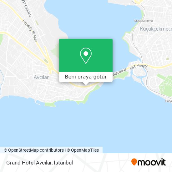 Grand Hotel Avcılar harita