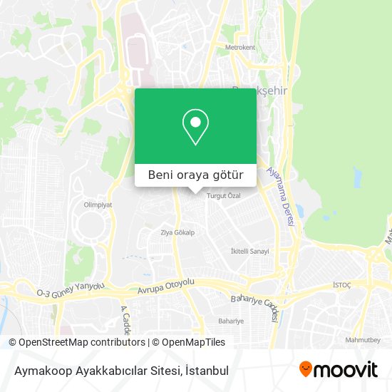Aymakoop Ayakkabıcılar Sitesi harita