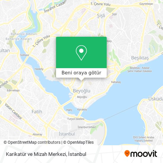 Karikatür ve Mizah Merkezi harita