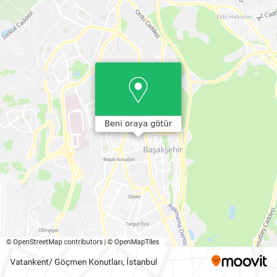 Vatankent/ Göçmen Konutları harita