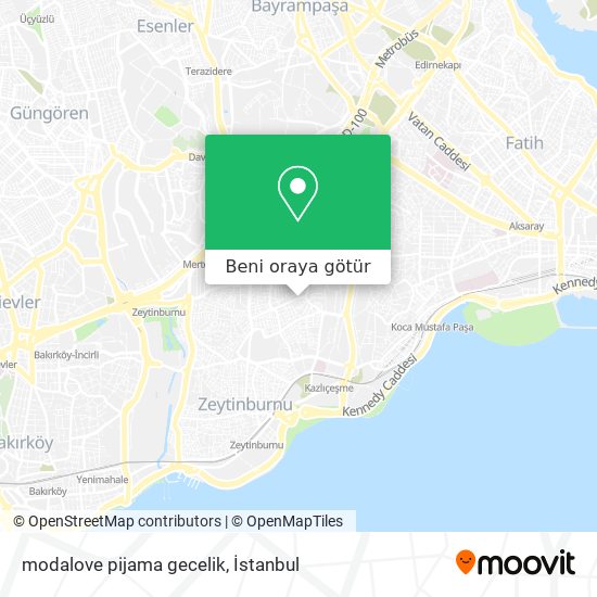 modalove pijama gecelik harita