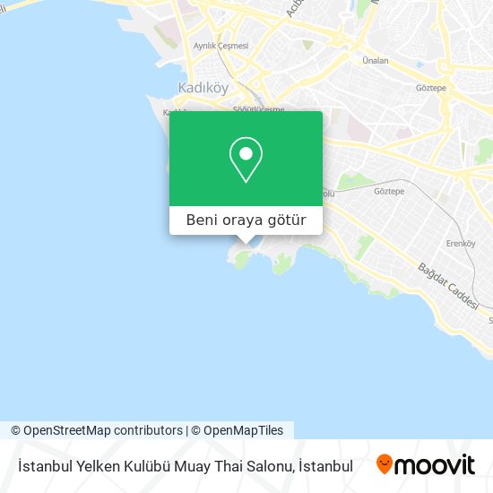 İstanbul Yelken Kulübü Muay Thai Salonu harita