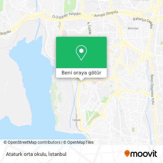 Ataturk orta okulu harita