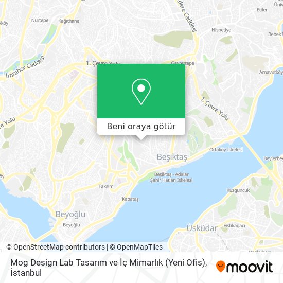 Mog Design Lab Tasarım ve İç Mimarlık (Yeni Ofis) harita
