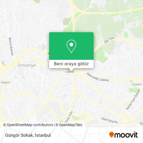 Güngör Sokak harita