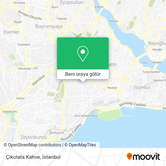 Çikolata Kahve harita