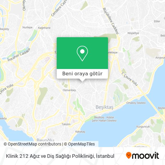 Klinik 212 Ağız ve Diş Sağlığı Polikliniği harita