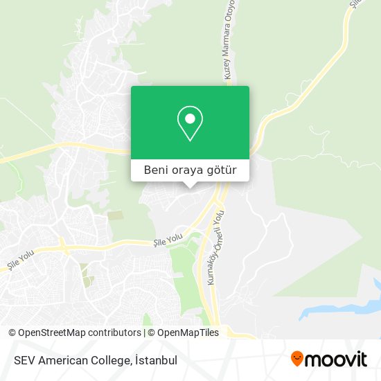 SEV American College harita