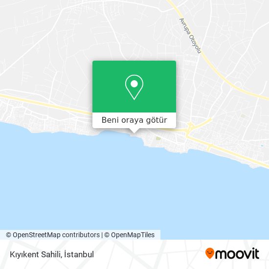 Kıyıkent Sahili harita