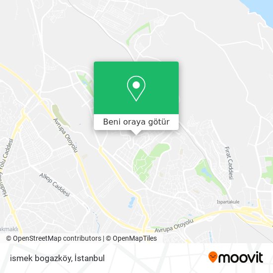 ismek bogazköy harita