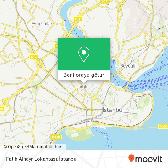 Fatih Alhayr Lokantası harita