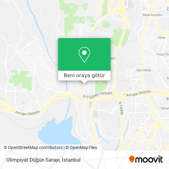 Olimpiyat Düğün Sarayı harita