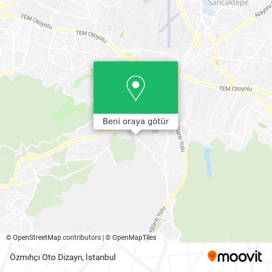 Özmıhçı Oto Dizayn harita