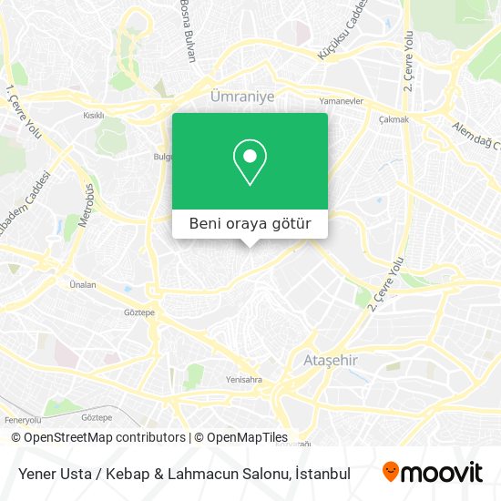 Yener Usta / Kebap & Lahmacun Salonu harita