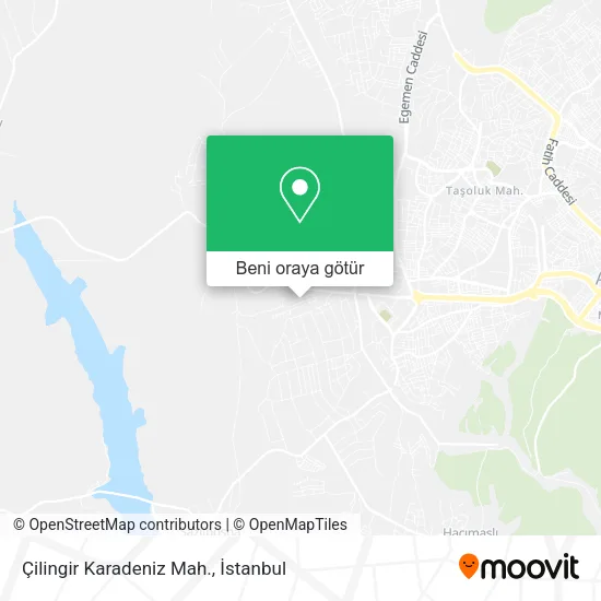 Çilingir Karadeniz Mah. harita