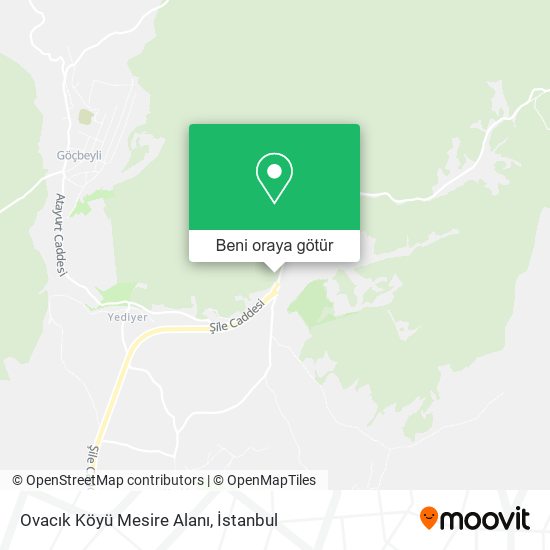 Ovacık Köyü Mesire Alanı harita