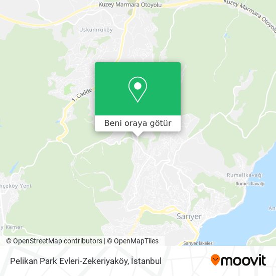 Pelikan Park Evleri-Zekeriyaköy harita