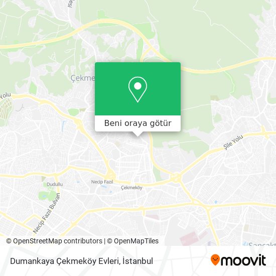 Dumankaya Çekmeköy Evleri harita