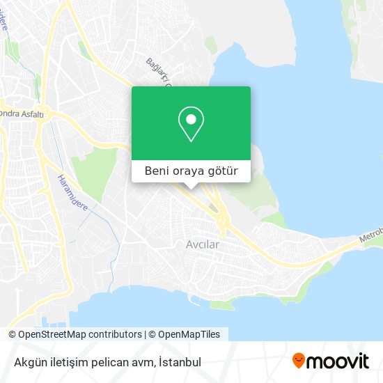 Akgün iletişim pelican avm harita