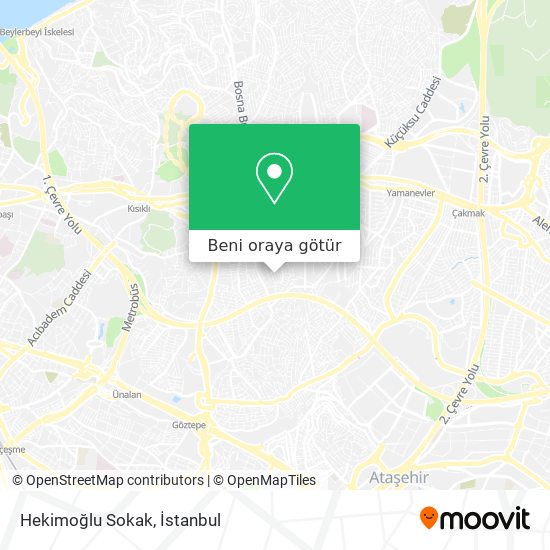 Hekimoğlu Sokak harita