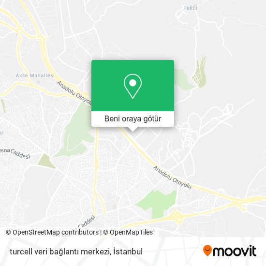 turcell veri bağlantı merkezi harita