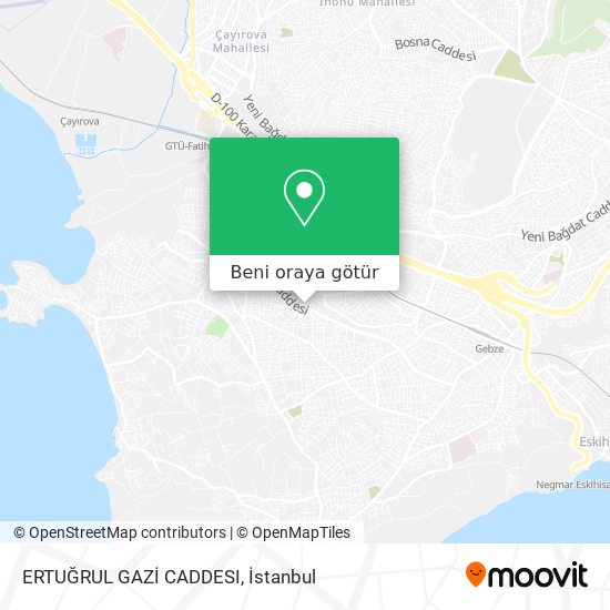ERTUĞRUL GAZİ CADDESI harita
