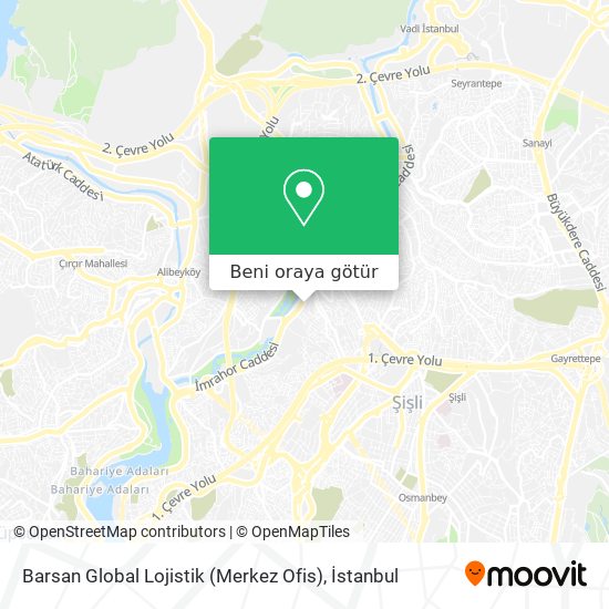 Barsan Global Lojistik (Merkez Ofis) harita