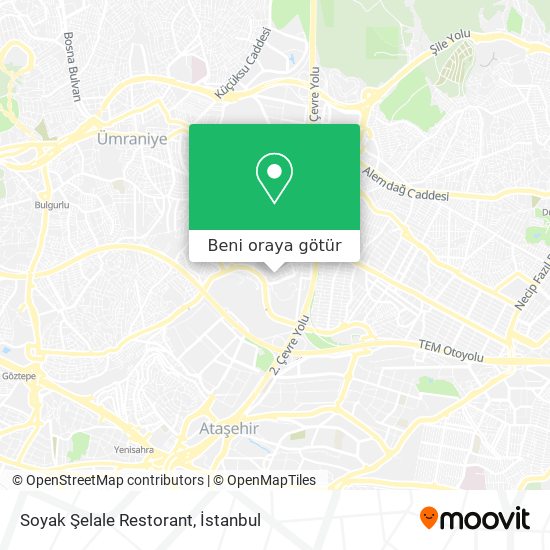 Soyak Şelale Restorant harita