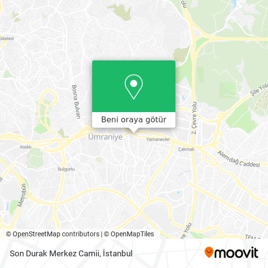 Son Durak Merkez Camii harita