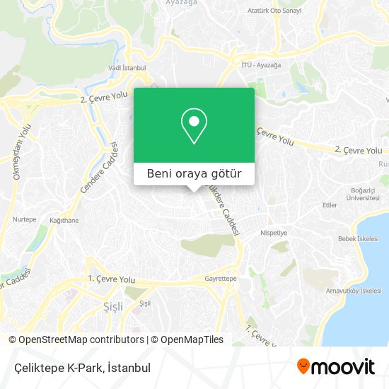 Çeliktepe K-Park harita