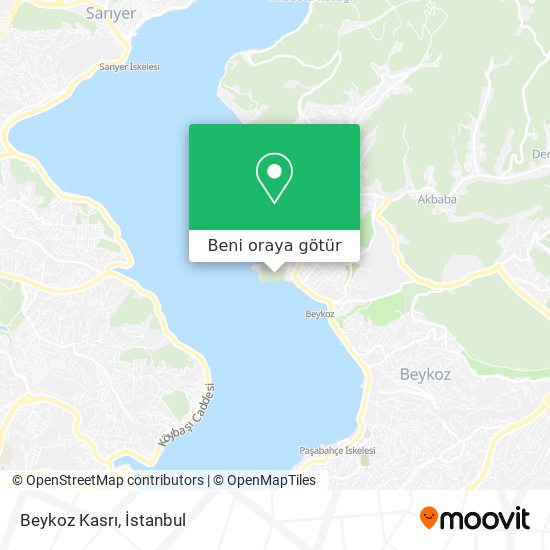 Beykoz Kasrı harita