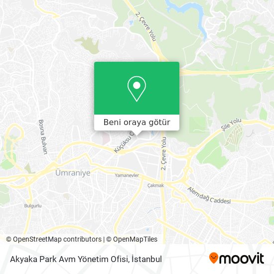 Akyaka Park Avm Yönetim Ofisi harita
