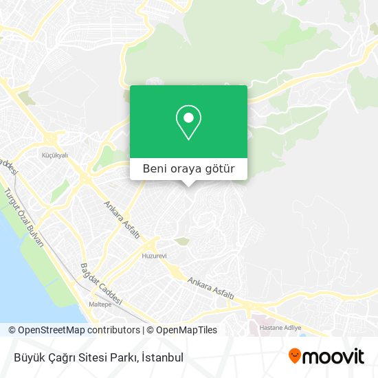 Büyük Çağrı Sitesi Parkı harita
