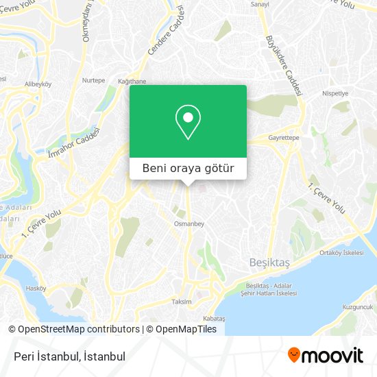 Peri İstanbul harita