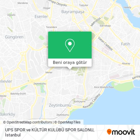 UPS SPOR ve KÜLTÜR KULÜBÜ SPOR SALONU harita